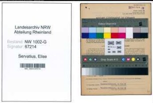 Entnazifizierung Elise Servatius, geb. 11.05.1895 ()
