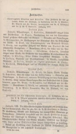 269 Zeitschriften