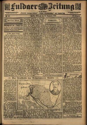 Zweite Ausgabe vom Mittwoch, den 24. September 1902.