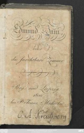 Edmund Jani oder das furchtbare Zimmer : [Eine Geistergeschichte]