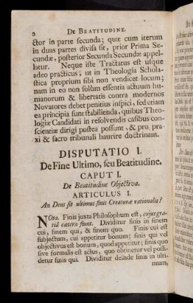 2-54, Disputatio I
