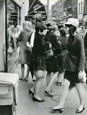 London. Carnaby Street. Straßenszene
