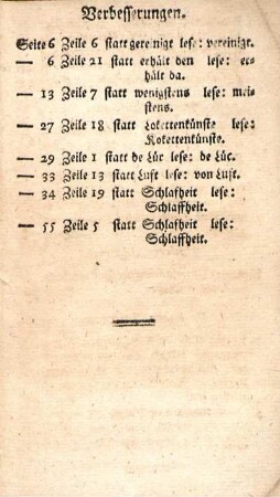 Verbesserungen.