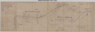 Lageplan der Strecke Niederpleis - Siegburg im Bereich Niederpleis bis Siegburg-Mülldorf
