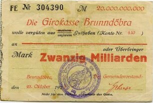 Notgeld - 20 Md. Mark