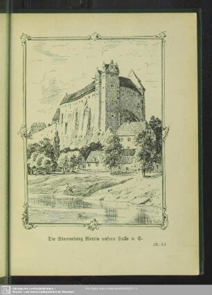 Die Stammburg Wettin unfern Halle a. S.