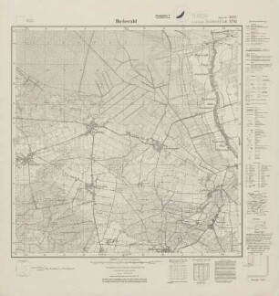 3322 (alte Nr.: 1741) Rodewald, Meßtischblatt (4cm - Karte)