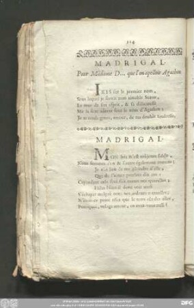 Madrigal.