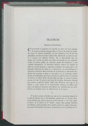 Escena nacional