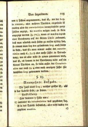 Neunzehnte Aufgabe