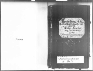 Vermählung der Prinzessin Maria Amalia, Tochter von Herzog Friedrich Christian, mit Carl II. Herzog von Pfalz-Zweibrücken am 12. Februar 1774 in Dresden