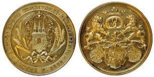 Altona, Medaille auf die Bäckerei- und Konditorei-Ausstellung