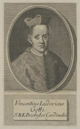 Bildnis des Vincentius Ludovicus Gotti