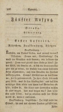 Fünfter Aufzug. Straße. Dämmerung
