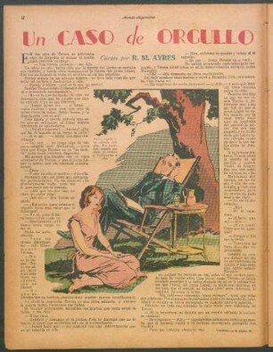 Un caso de orgullo : Cuento por R. M. Ayres