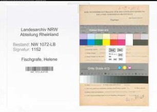 Entnazifizierung Helene Fischgrafe , geb. 24.07.1905 ()
