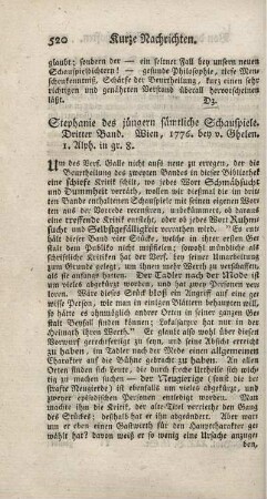 Sämtliche Schauspiele. Bd.3.