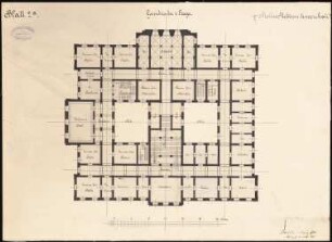 Ständehaus, Düsseldorf: Grundriss 1.OG