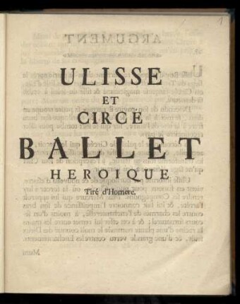 Ulisse et Circe