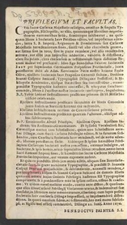 Privilegium Et Facultas.