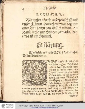 Erklärung