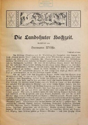 Die Landshuter Hochzeit