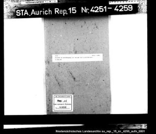 Gesuche um Genehmigung zur Anlage von Lichtfabriken in Aurich