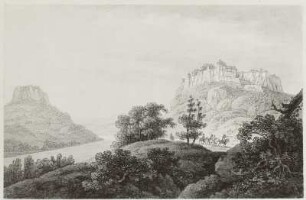 Festung Königstein und der Lilienstein