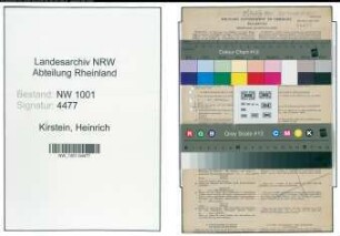 Entnazifizierung Heinrich Kirstein, geb. 01.07.1901 (Schlosser)