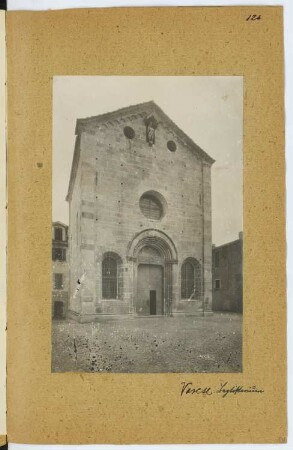 Baptisterium, Varese: Ansicht (aus: Skizzen- und Fotoalbum 3)