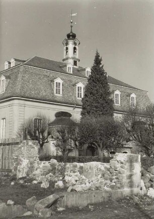 Kirche der Evangelischen Brüdergemeine : Kirchsaal, Ansicht von Ost