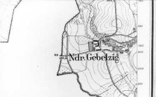 Hohendubrau-Gebelzig-Nieder-Gebelzig. Meßtischblatt, 1:25.000, Sekt. Weigersdorf, 1886