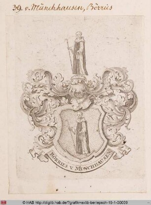 Wappen des Börries von Münchhausen