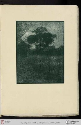 [Arthur E. [Ernst] Becher [Beecher], II. Moonlight, halftone reproduction from original gum print]