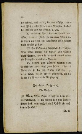 Zweites Gespräch. Die Vorigen.