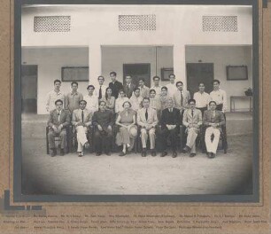University of Karachi. Department of Geography. Staff and Students 1953 - 54