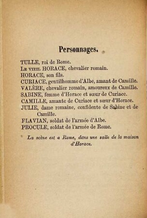 Horace : [tragédie en cinq actes]