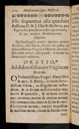 204-281, Hic sequuntur alia quaedam Passionis D. N. J. ...