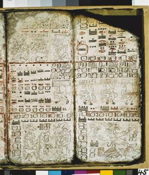 Codexteil Av, fol. 44 und 45, Weissagungskalender für die Landwirtschaft