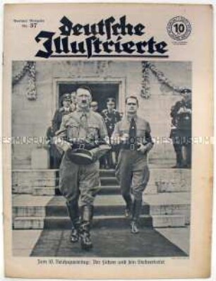 Wochenzeitschrift "Deutsche Illustrierte" zum 10. Reichsparteitag der NSDAP