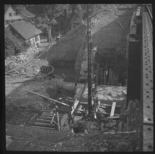 Aufn. 2: Brückenbaustelle Ort unbekannt