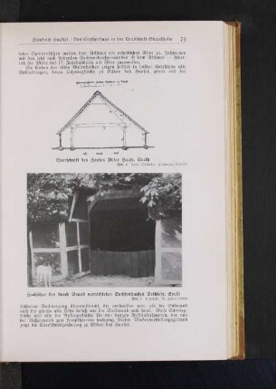 Heckschur des durch Brand vernichteten Sachsenhauses Dethlefs, Seeth Abb. 5 Lichtbild: W. Jessen (1900)