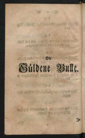 Die Güldene Bulle