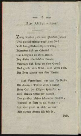 Die Oster-Eyer
