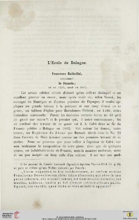 L'École de Bologne