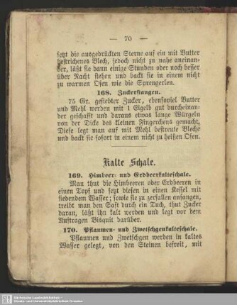 Kalte Schale