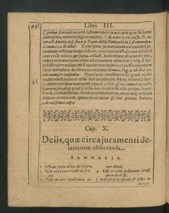 Cap. X. De iis, quae circa iuramenti delationem observanda.