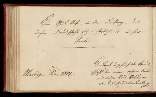 Eintrag (Marburg, 1801)