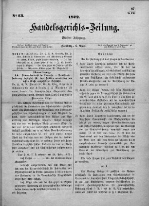 No. 13. 6. April 1872