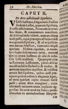 32-36, Vidisti hactenus, Elegantioris Poeseos studiose ...